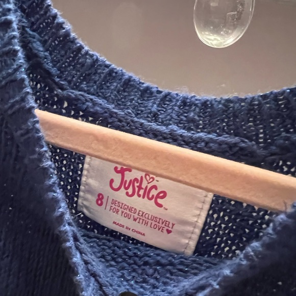 Justice Cold Shoulder Sweater - Picture 2 of 2
